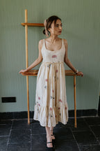 Almond Silk & Rose Dress