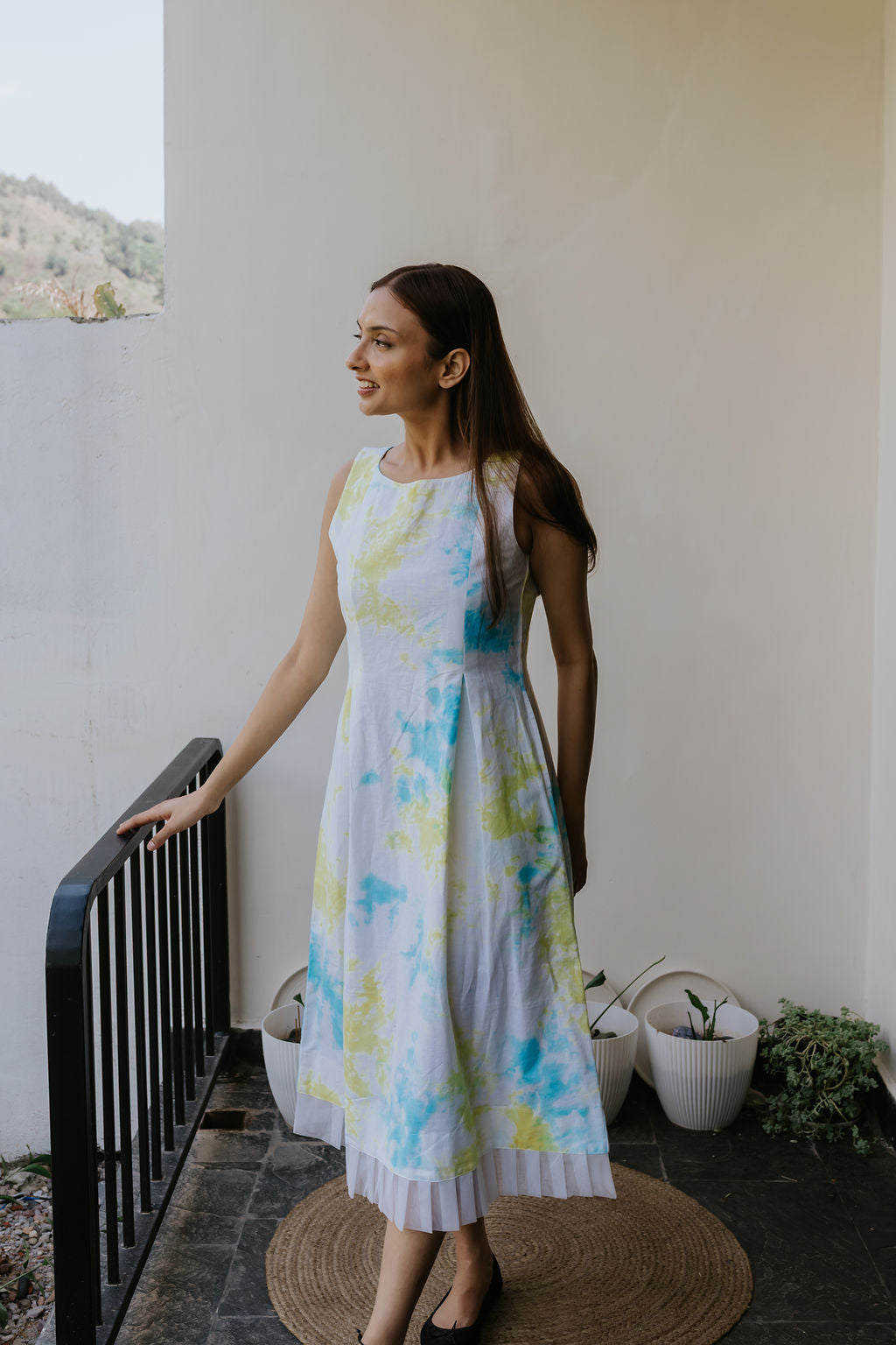 Among the Clouds Tie and Dye Dress