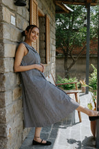 Coal Checks and Pintucks Dress