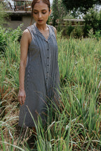 Coal Checks and Pintucks Dress