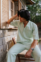 Mint Mornings Cord Set (SALE L XS)