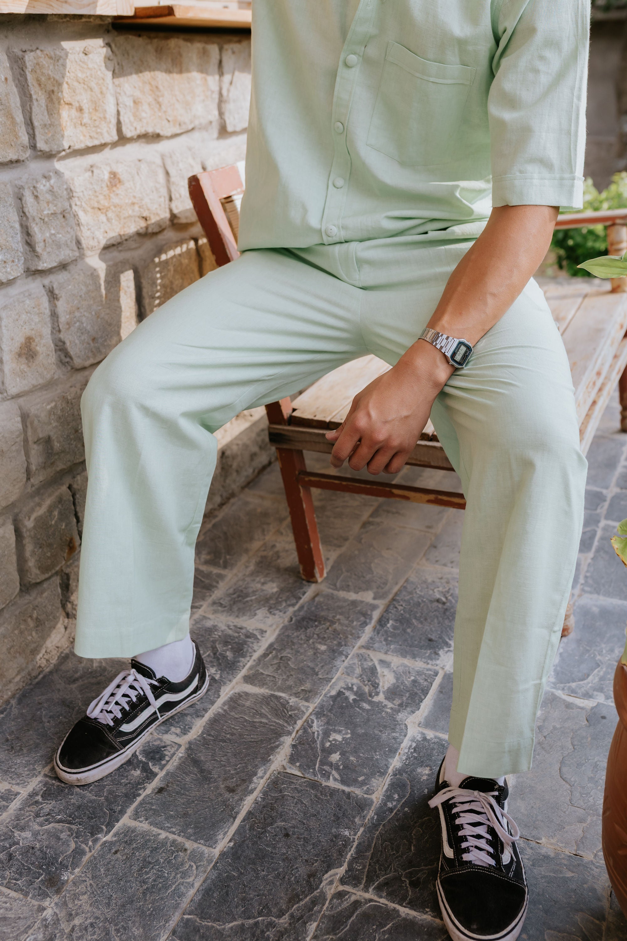 Mint Mornings Cord Set (SALE L XS)