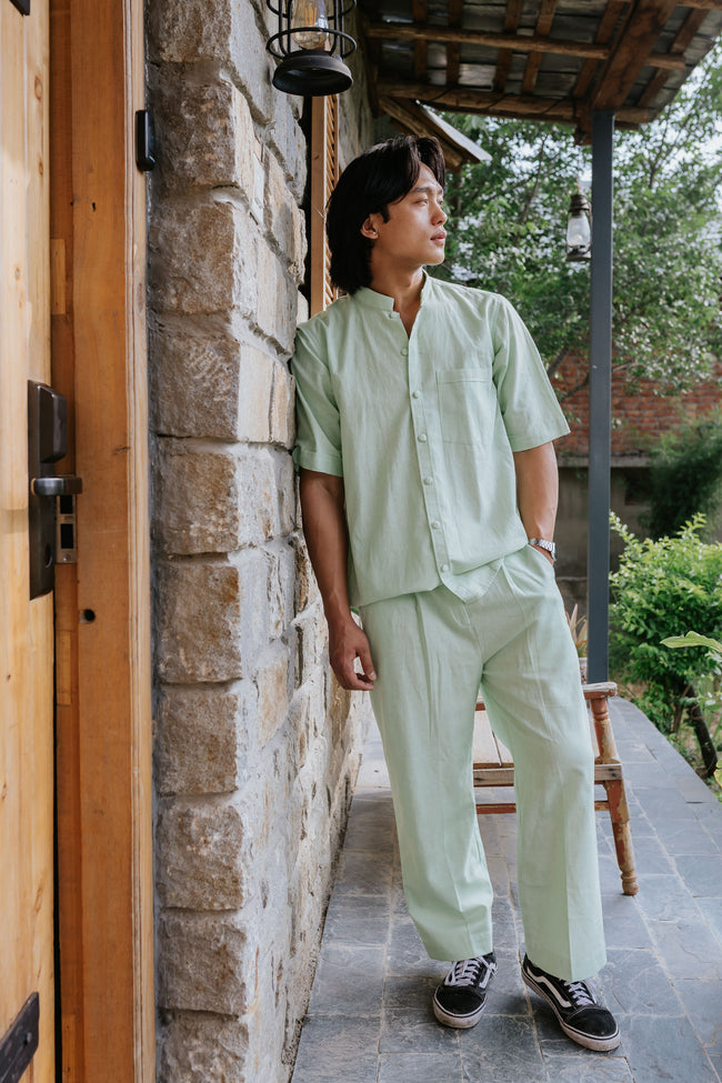 Mint Mornings Cord Set (SALE L XS) Hover Image