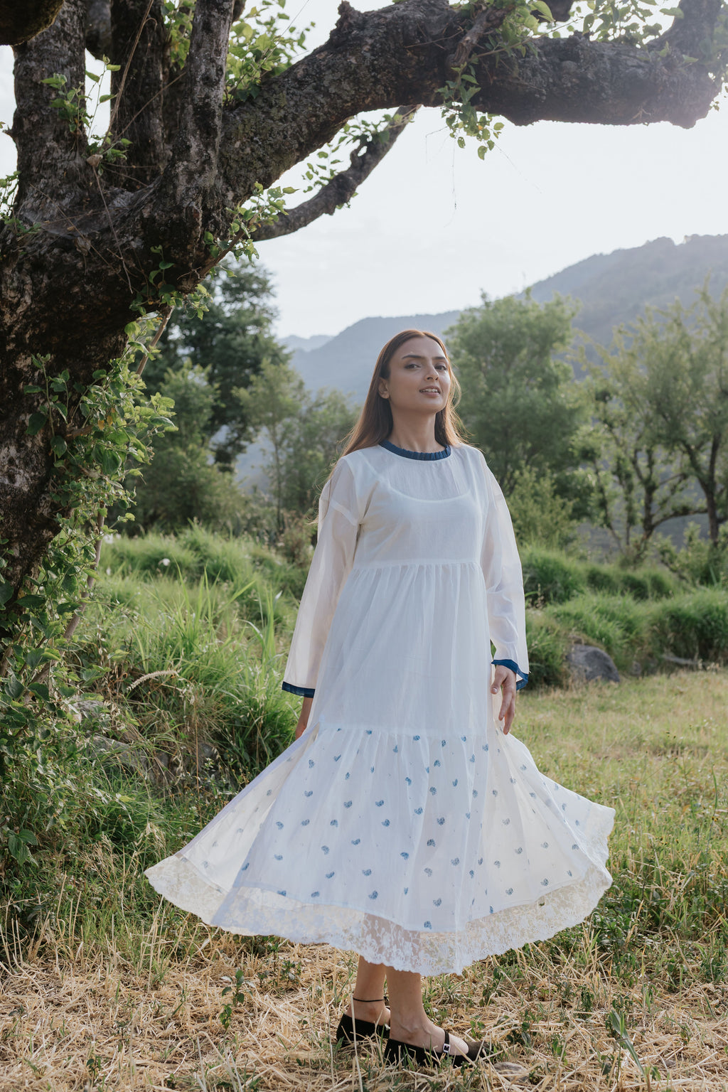 Hydrangea Flow Dress