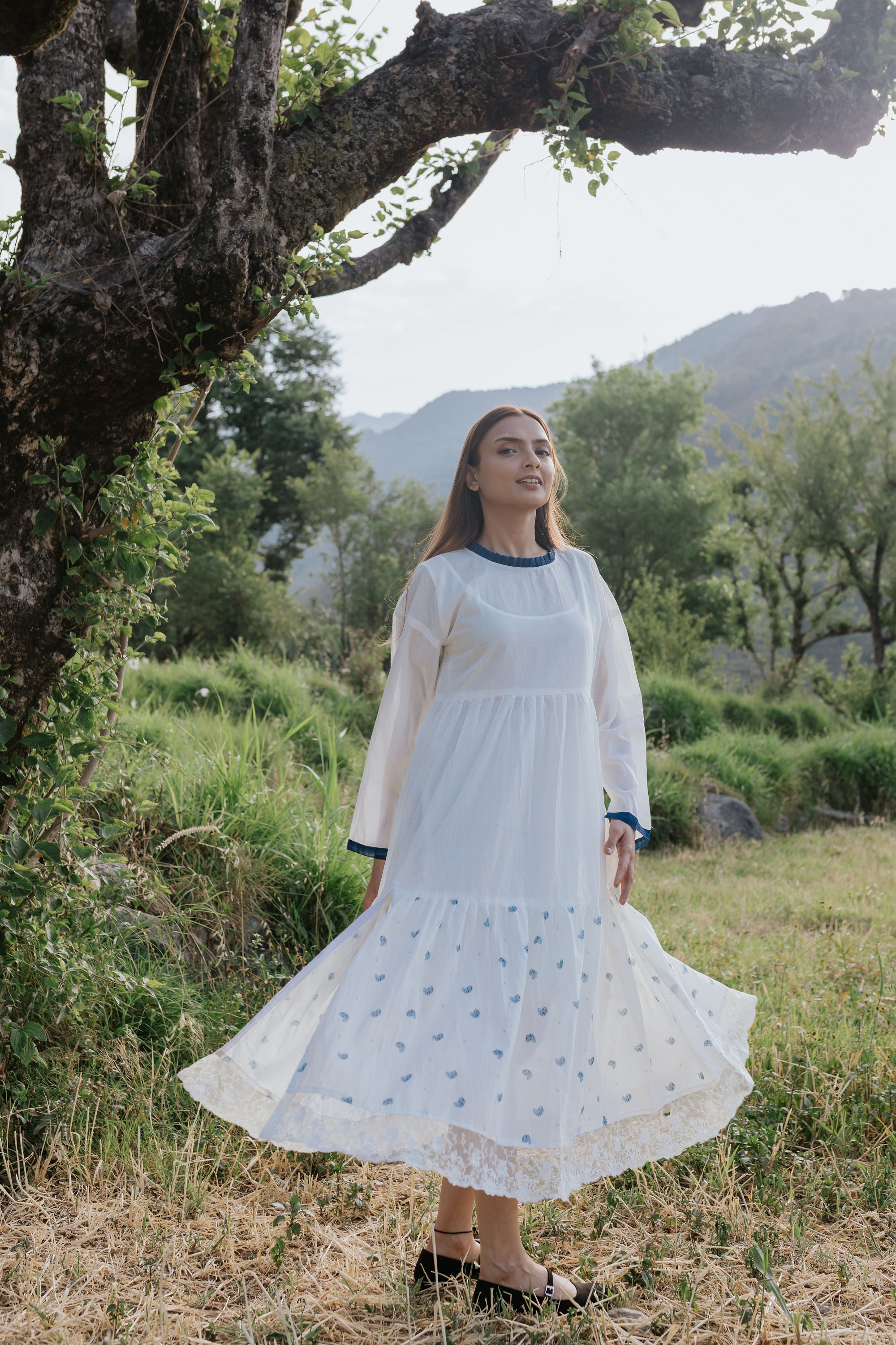 Hydrangea Flow Dress