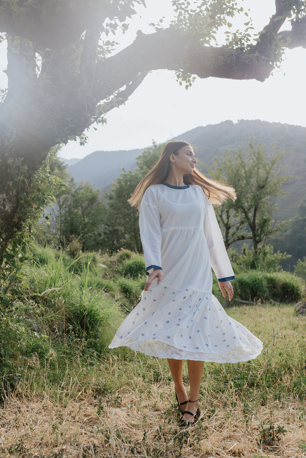 Hydrangea Flow Dress