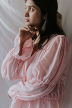 Blush Pink Buttoned Top [SALE XS]