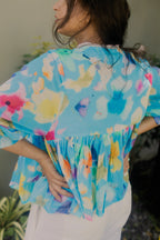 Poppy Watercolour Top
