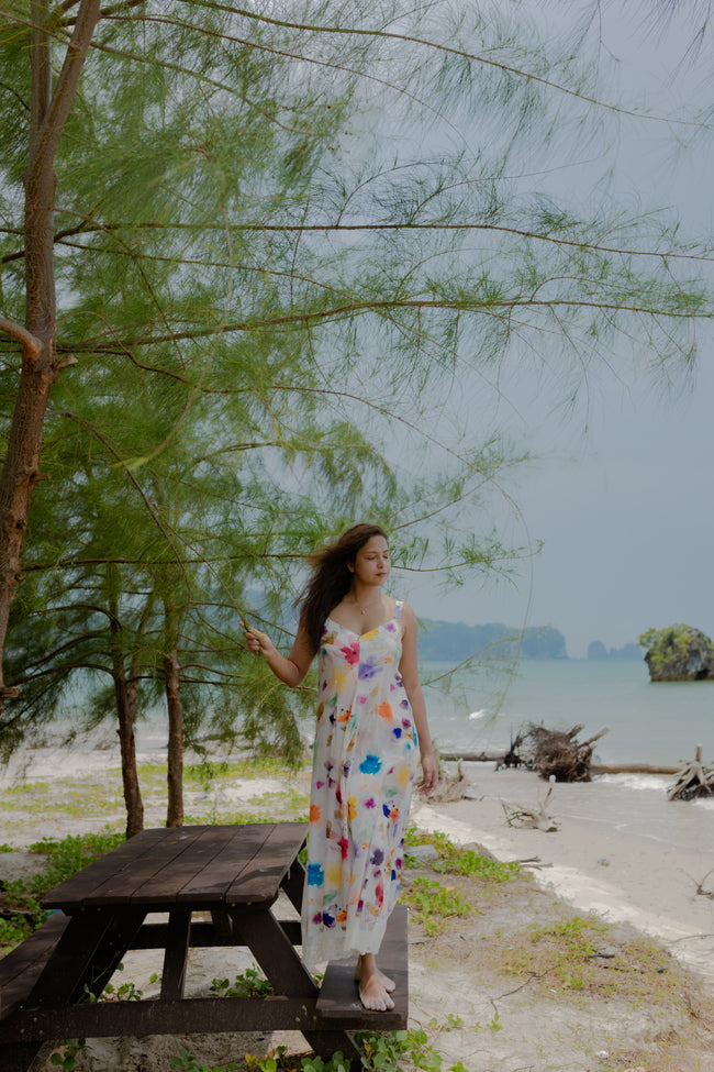 Wildflower Canvas Maxi Dress Hover Image