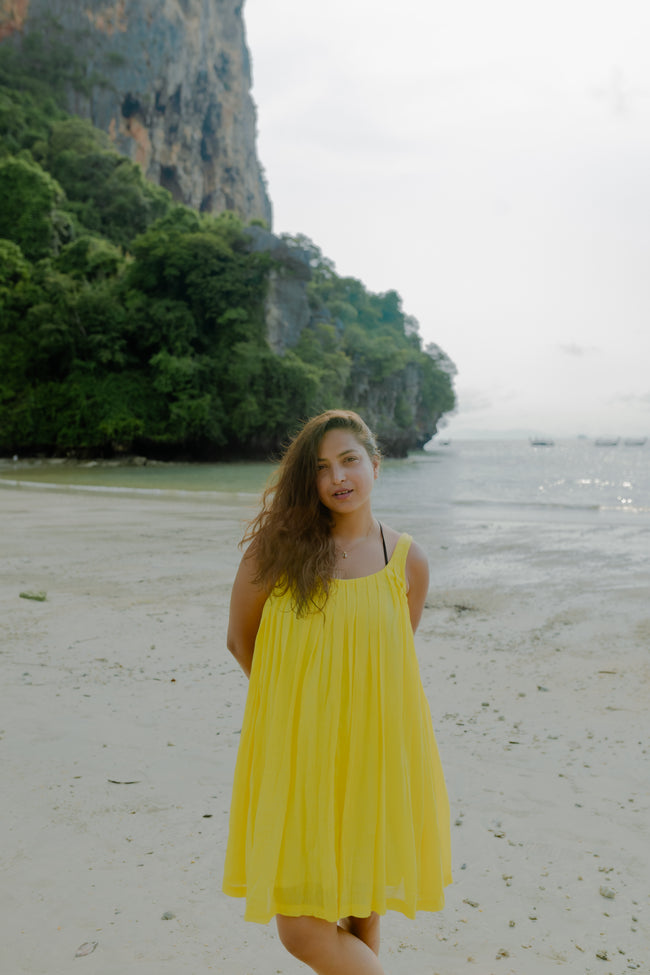 Mustard Fields Pintuck Dress Hover Image