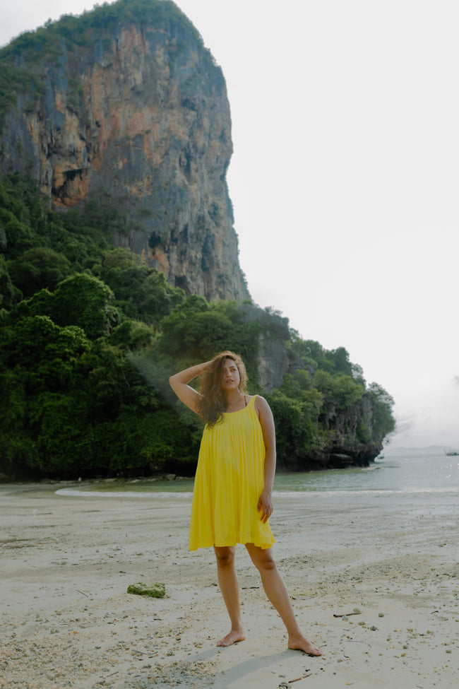 Mustard Fields Pintuck Dress Main Image