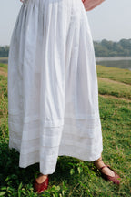 White Fold Skirt [SALE]