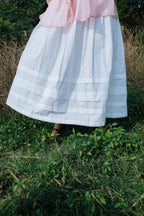 White Fold Skirt [SALE]
