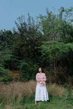 White Fold Skirt [SALE]
