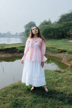 White Fold Skirt [SALE]