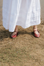 White Fold Skirt [SALE]