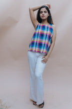 Joy Check Top