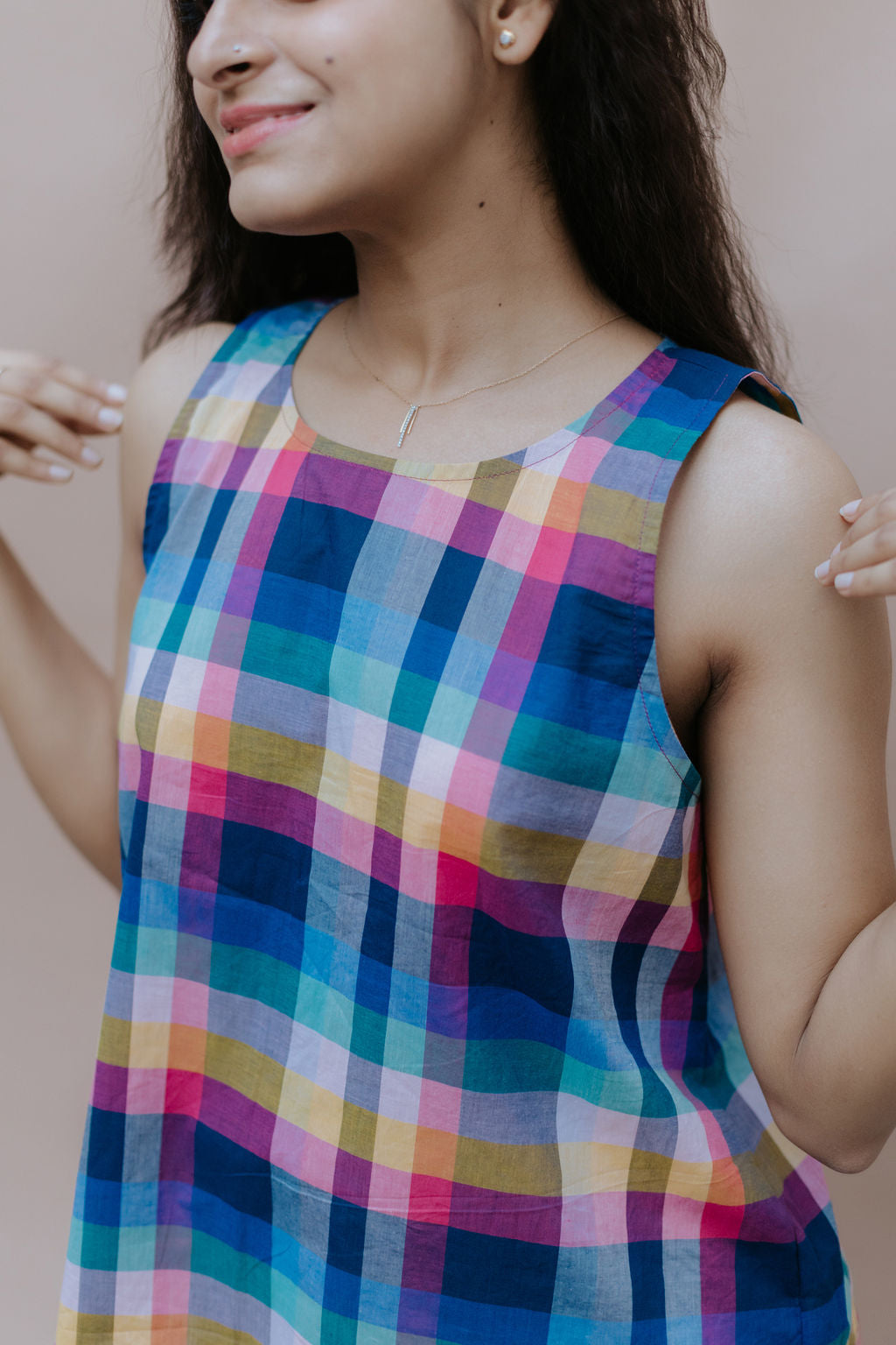 Joy Check Top