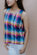 Joy Check Top