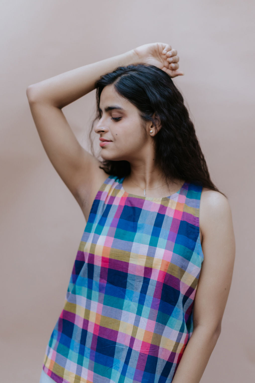 Joy Check Top