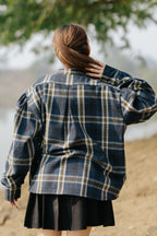 The Gathered Shoulder Wool Shirt
