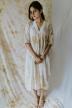 Rose Marigold Hand-Dyed Summer Dress