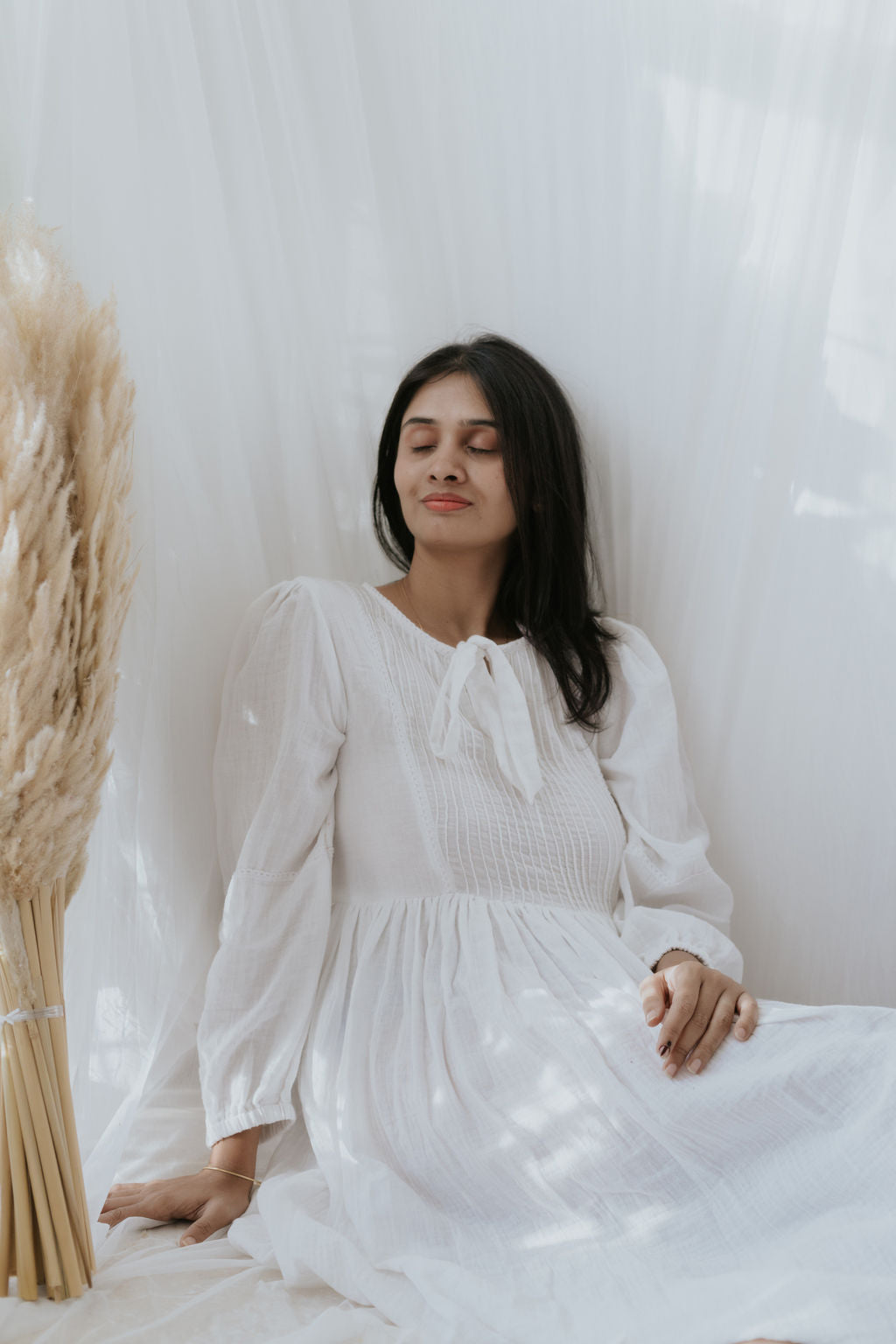 White Whisper Dress (SALE - All Sizes)