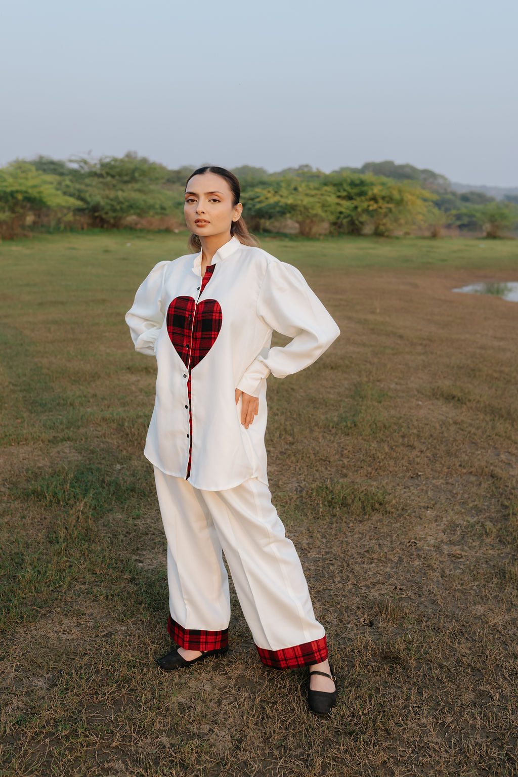 The Heartline Wool Cord Set