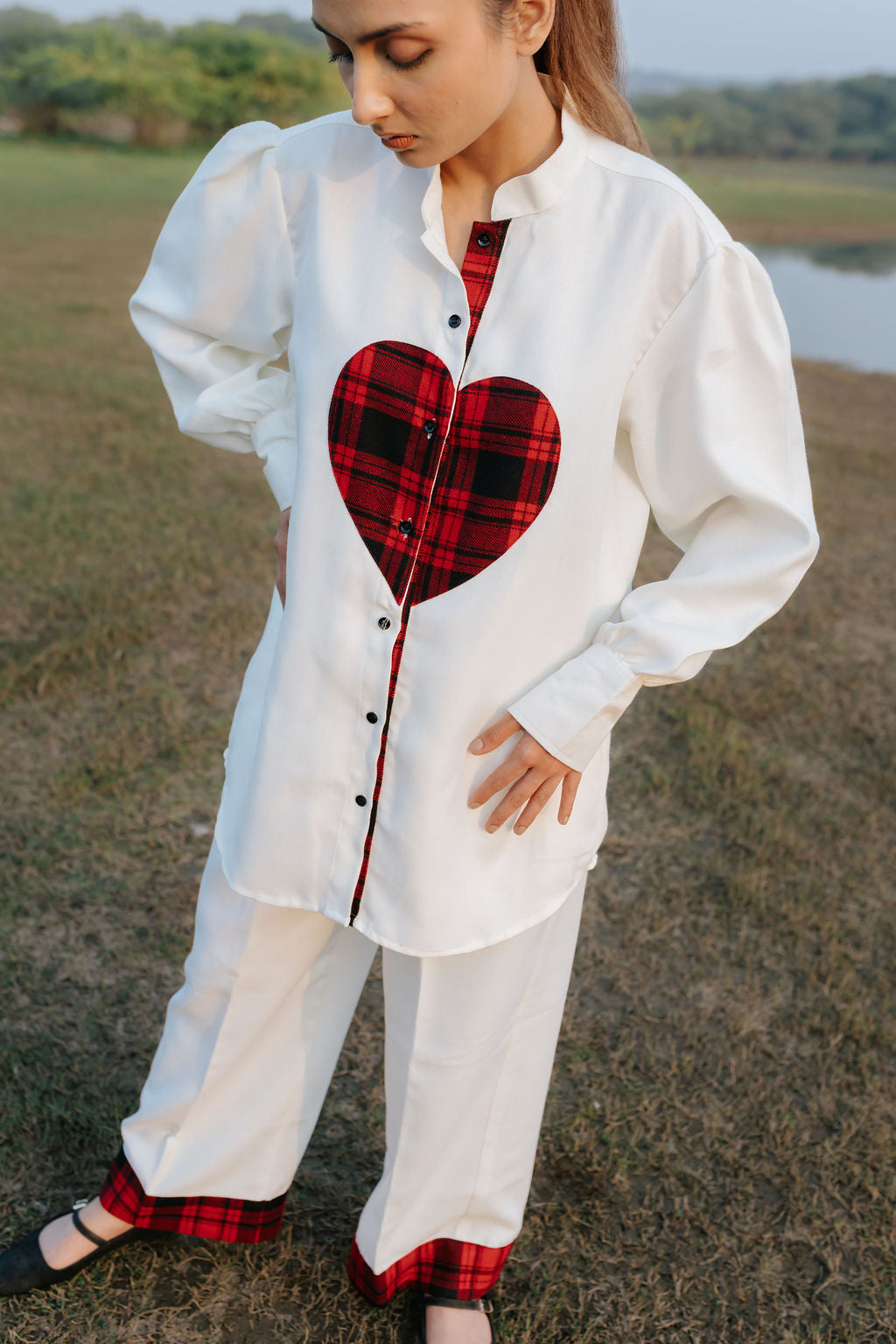 The Heartline Wool Cord Set