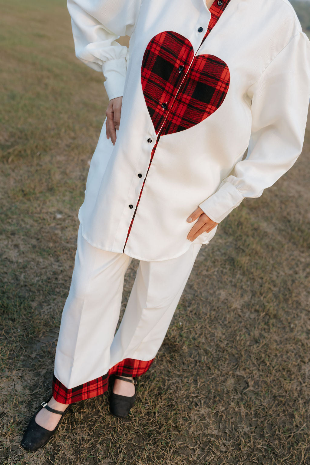 The Heartline Wool Cord Set