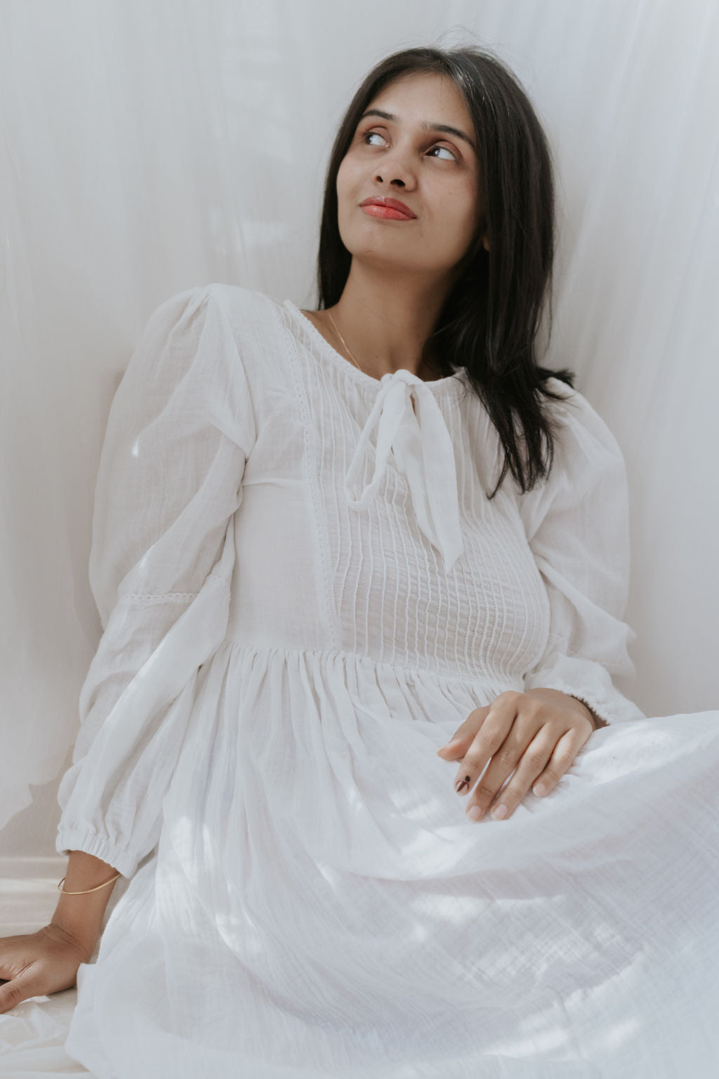 White Whisper Dress (SALE - All Sizes)