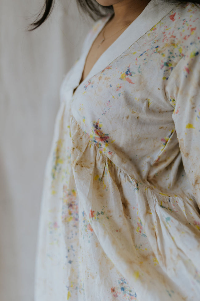 Rose Marigold Hand-Dyed Summer Dress [SALE] Main Image