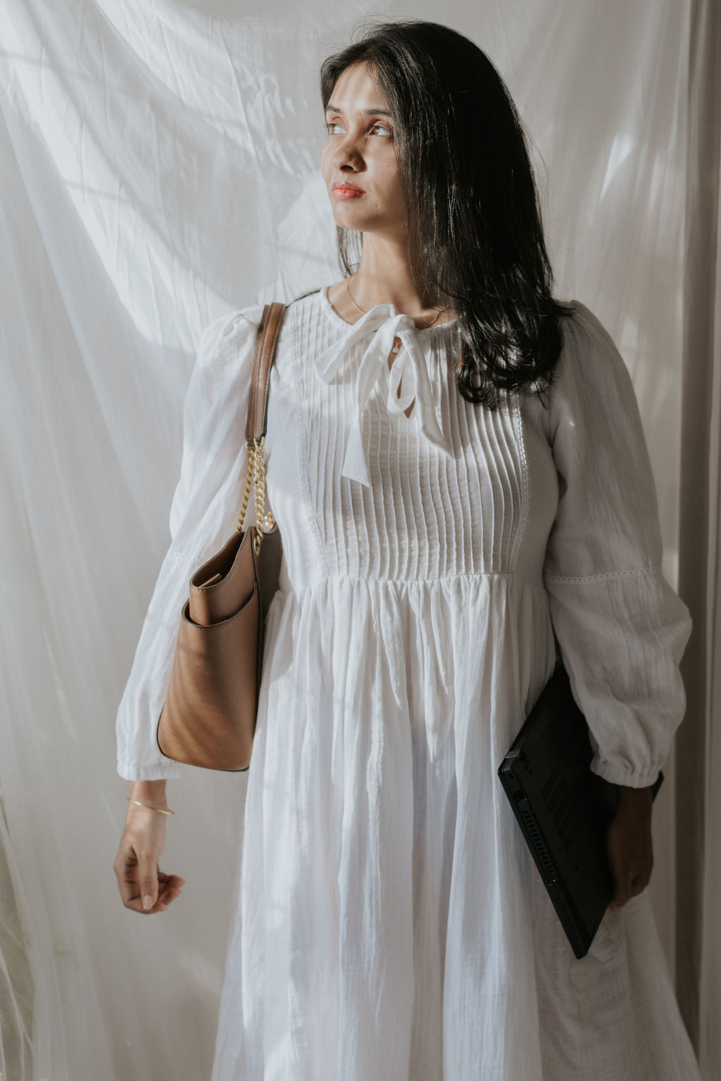 White Whisper Dress (SALE - All Sizes)