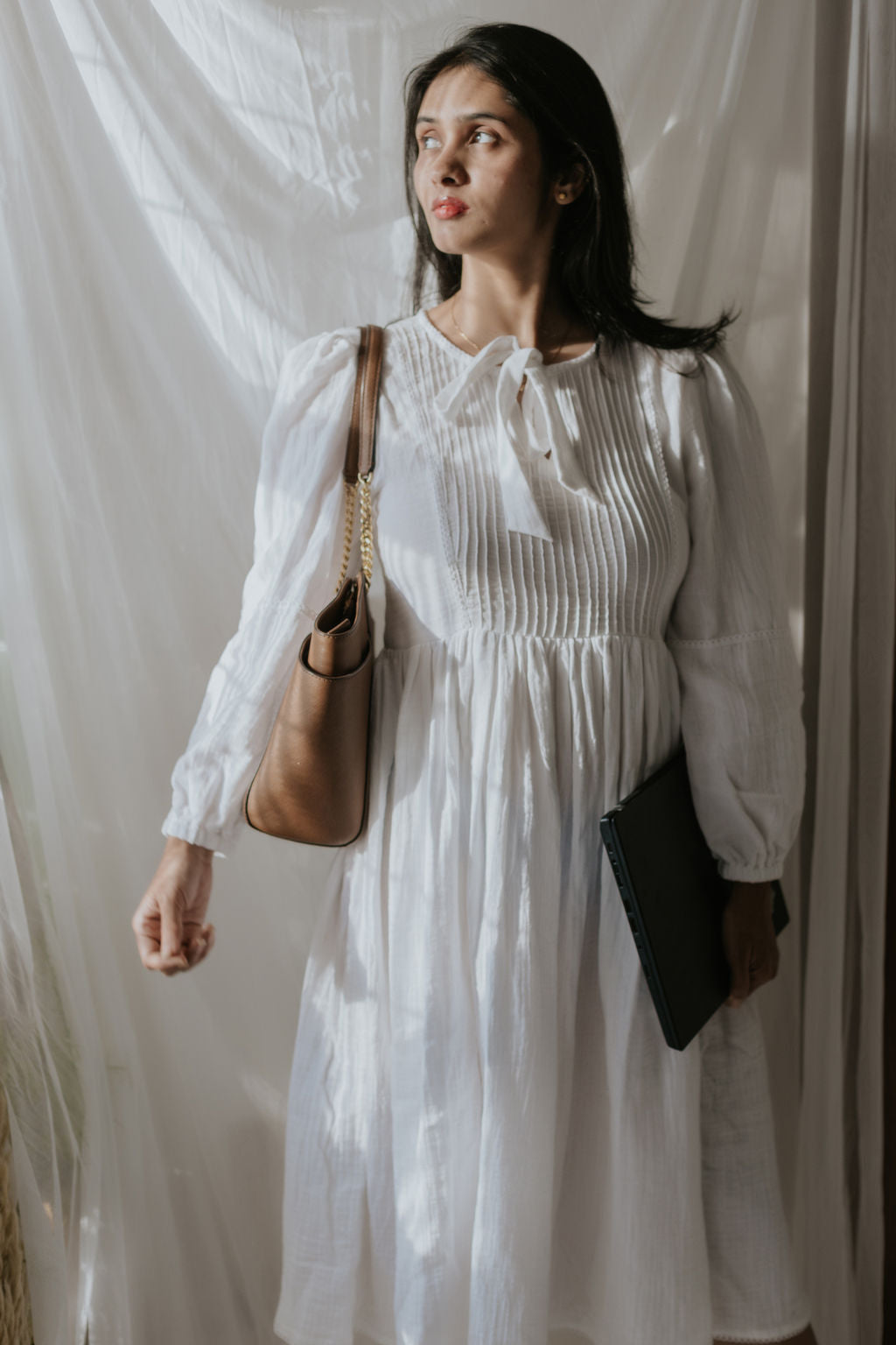 White Whisper Dress (SALE - All Sizes)