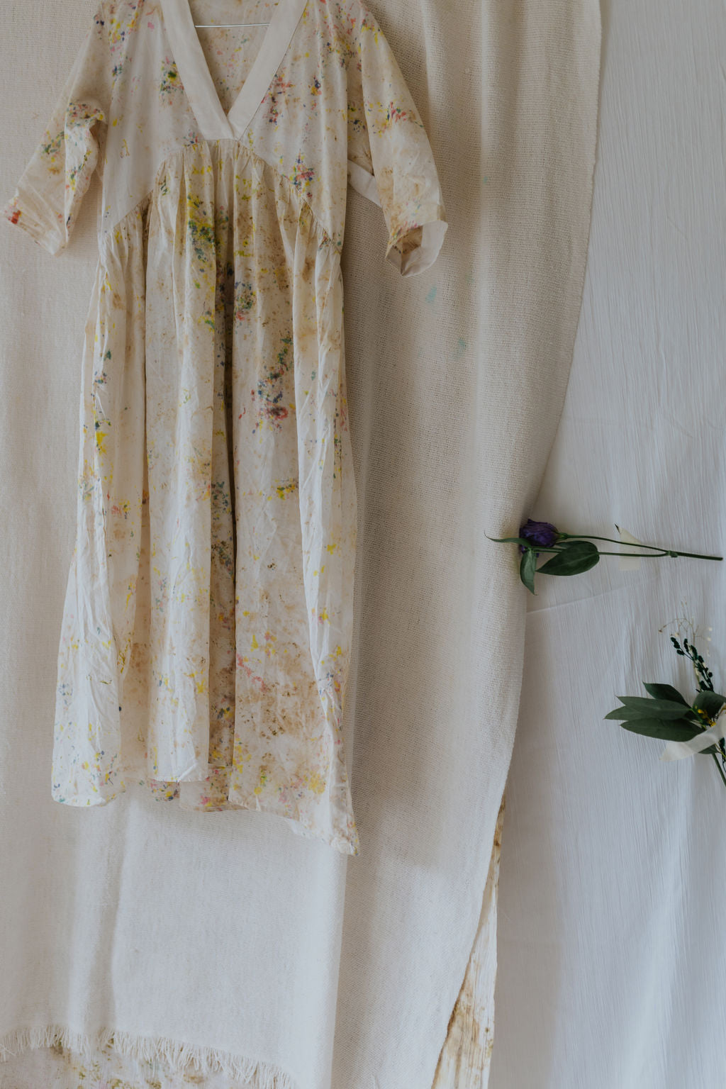 Rose Marigold Hand-Dyed Summer Dress
