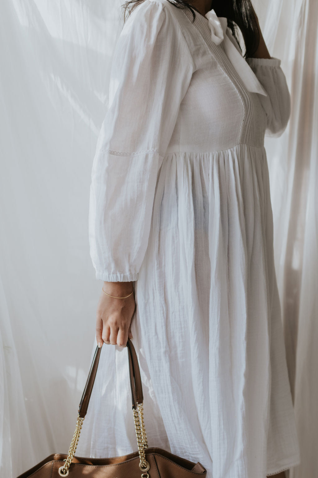 White Whisper Dress (SALE - All Sizes)