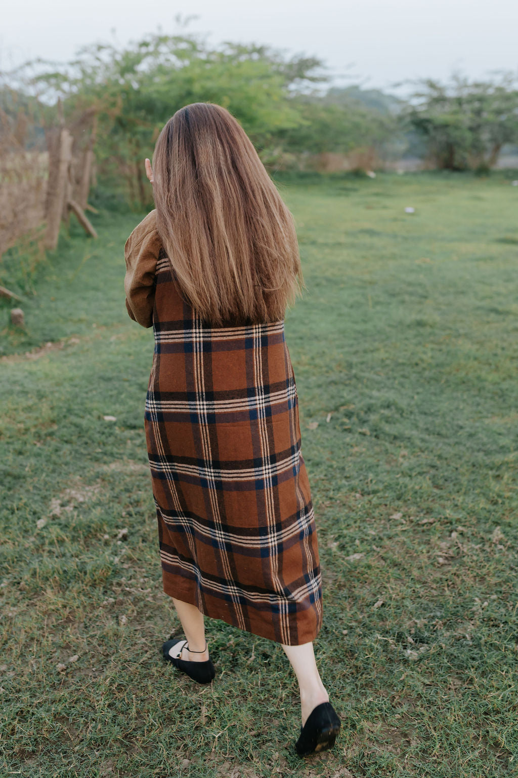 Russet Wool Dress