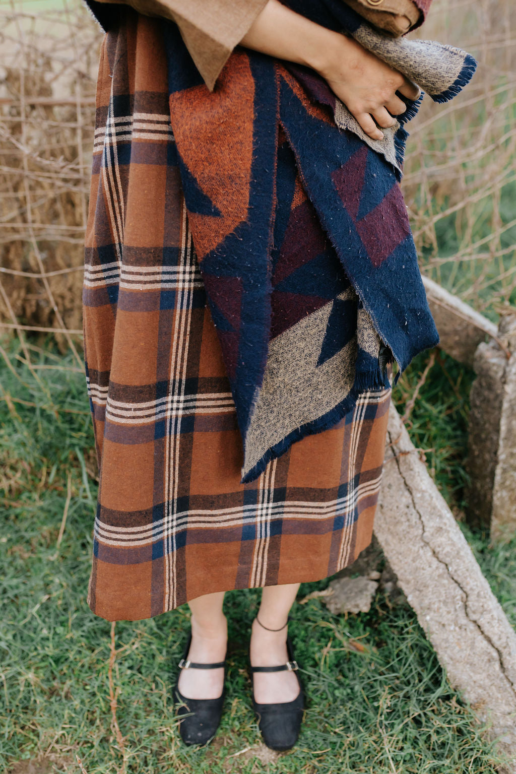 Russet Wool Dress